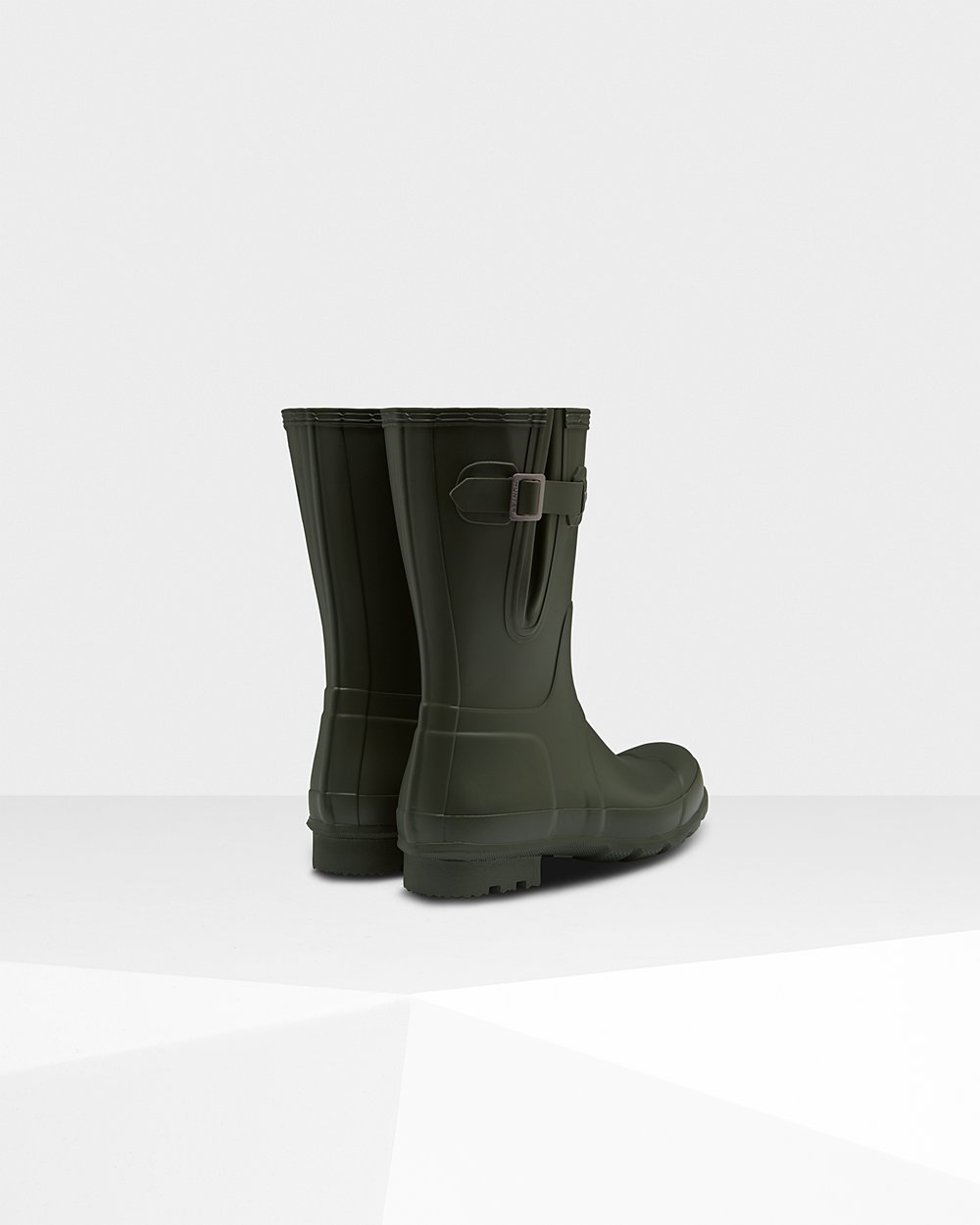 Botas De Cortas Original Side Adjustable Hunter Hombre - Verde Oscuro Oliva - 903672LVX